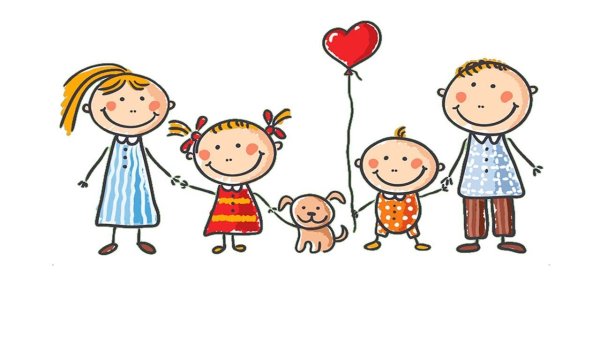 Семья надпись рисунок