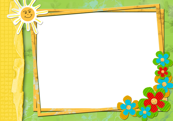 Рамки для презентаций детские