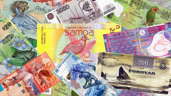 Купюры мира