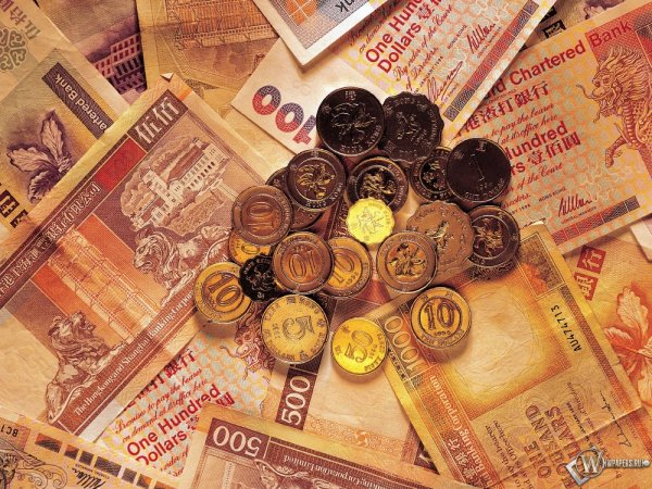 Обои деньги