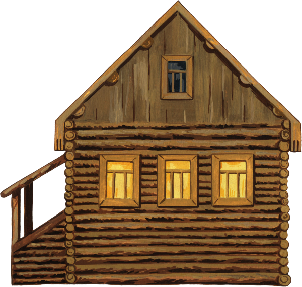 Сказочный деревенский домик