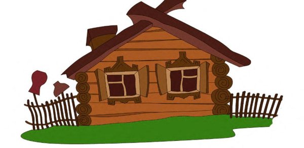 Изба рисунок