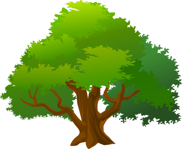 Дерево мультяшное