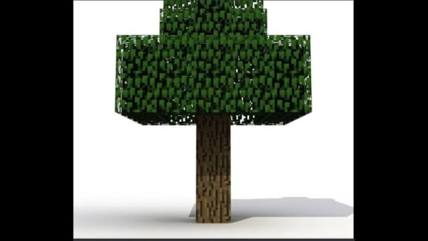 Дерево из МАЙНКРАФТА