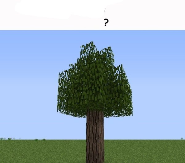 Дерево в МАЙНКРАФТЕ дуб