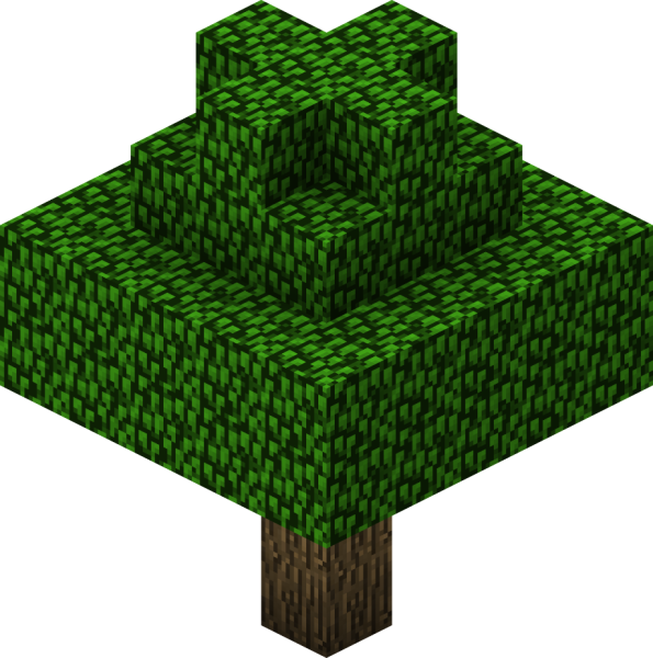 Дерево из МАЙНКРАФТА