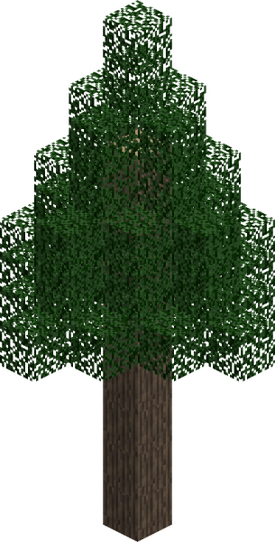 Дерево майнкрафт для фотошопа