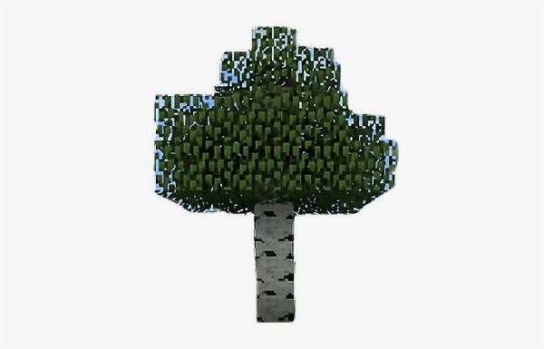 Дерево из МАЙНКРАФТА