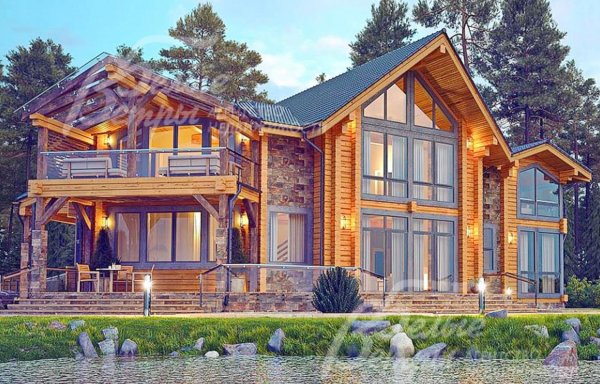 Дом из клееный брус Гуд Вуд