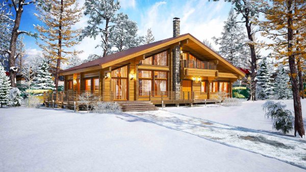 Фасад Шале Хонка