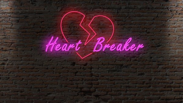 Неоновые надписи на стену