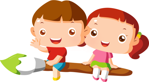 Мальчик и девочка мультяшные