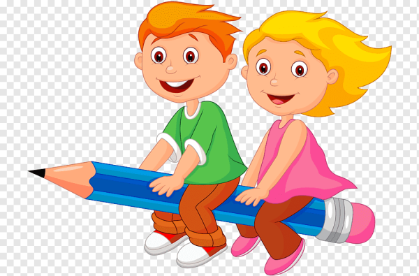 Школьники рисунок на прозрачном фоне