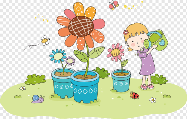 Растения иллюстрации детские