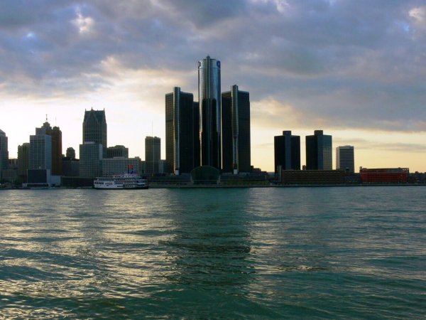 Фон Детройт город