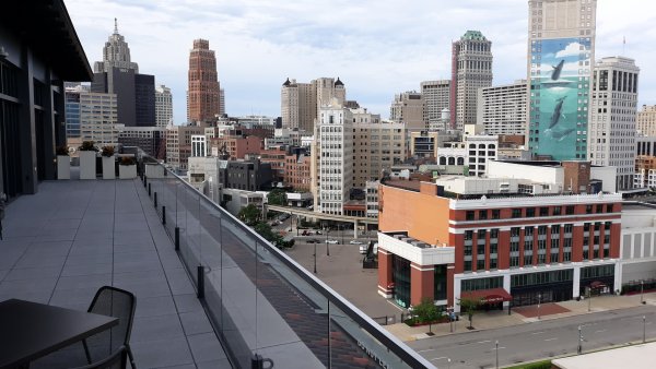 Город Даунтаун Детройт