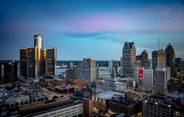 Детройт небоскребы