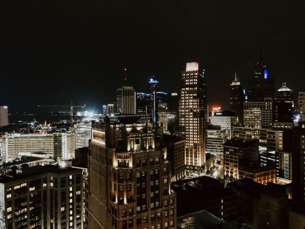 Детройт ночью