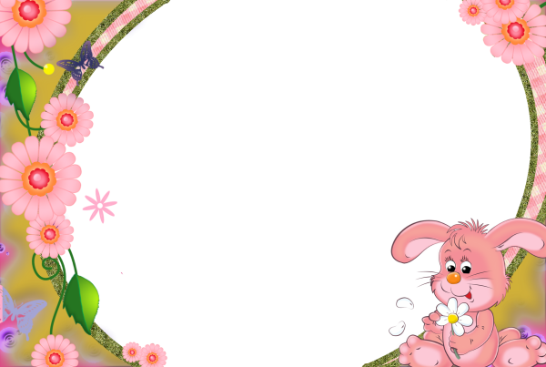 Красивые детские рамки на прозрачном фоне