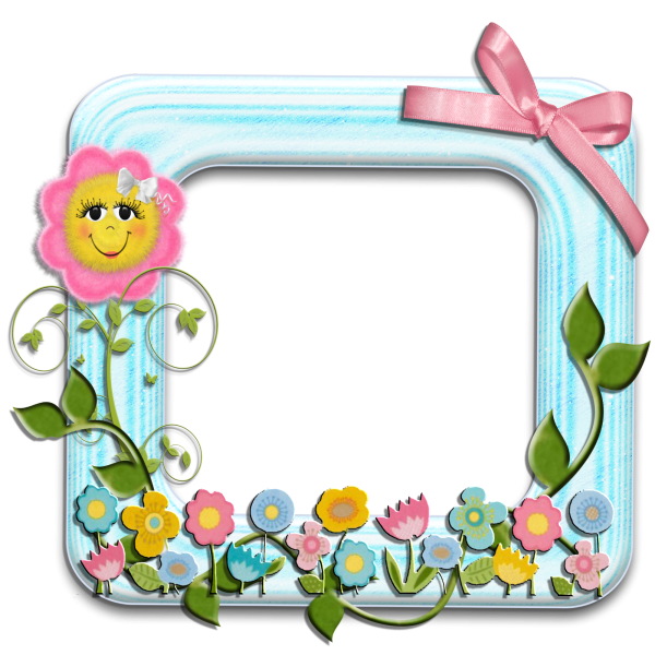 Рамка детская на прозрачном фоне