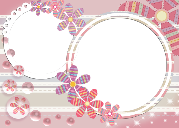 Рамка для девочки на прозрачном фоне