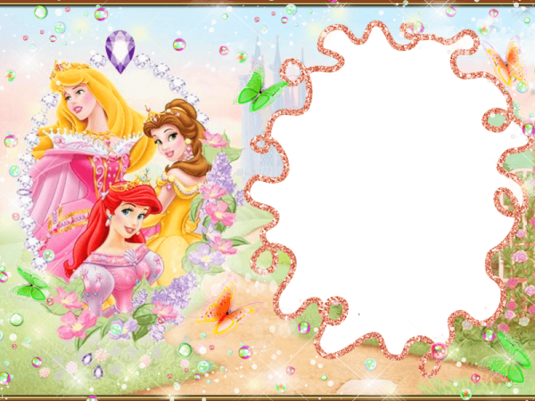 Детские фоторамки с принцессами