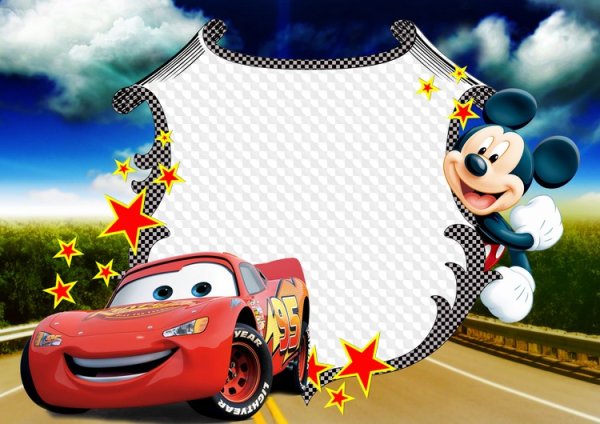 Детские рамки Тачки