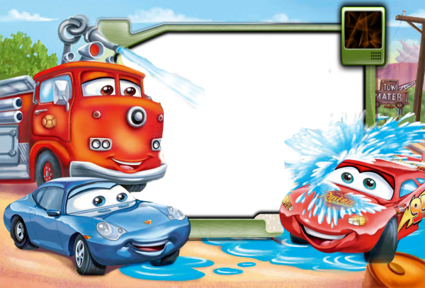 Рамка с машинками