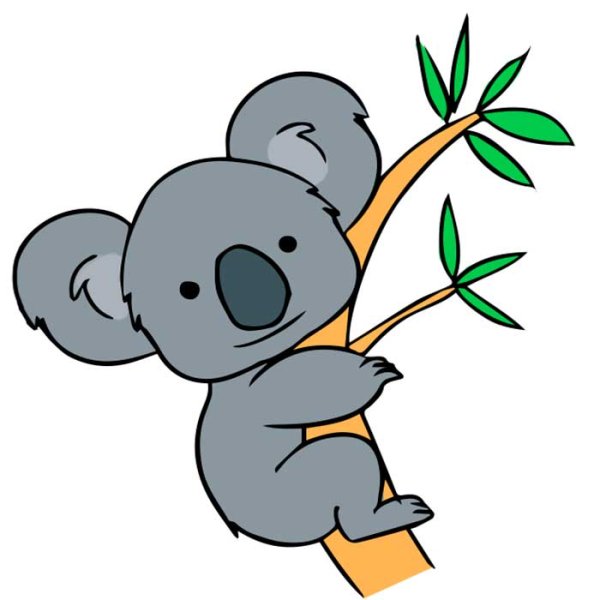 Коала мультяшная