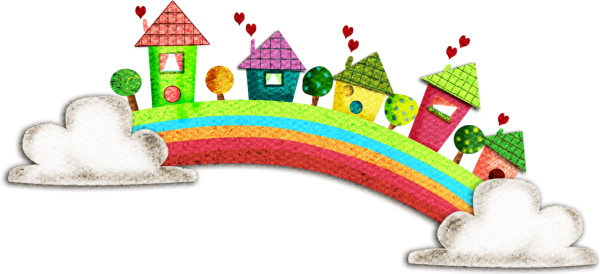 Детский садик на прозрачном фоне