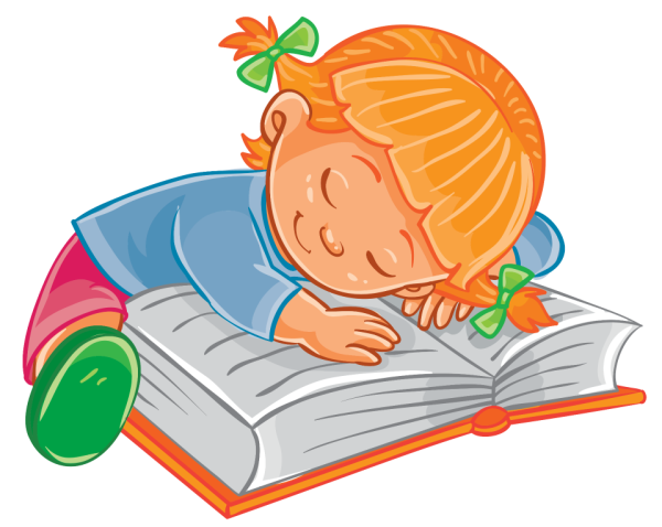 Мультяшные дети с книгами