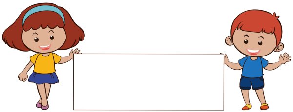 Мальчик с плакатом рисунок