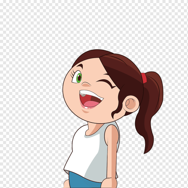 Девушка мультяшный