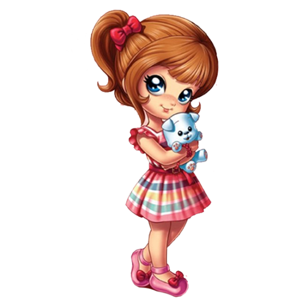 Маленькие мультяшные девочки