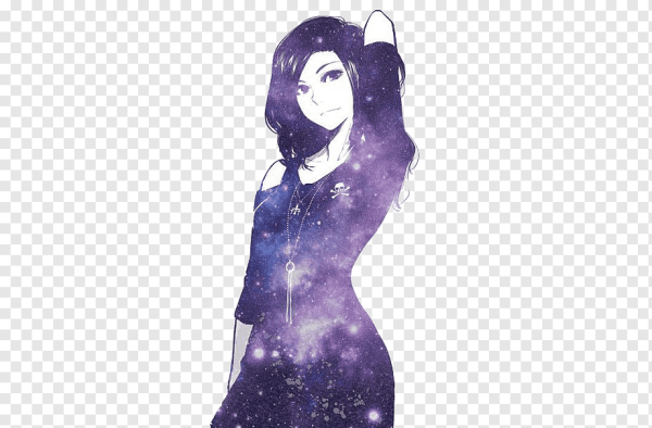Девушка космос арт
