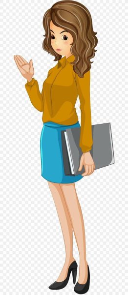 Женщина мультяшная