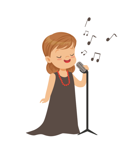 Ребенок с микрофоном