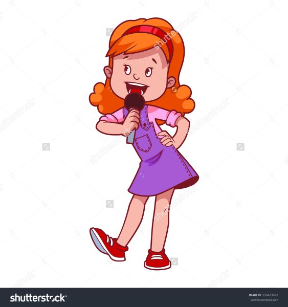 Певица мультяшная