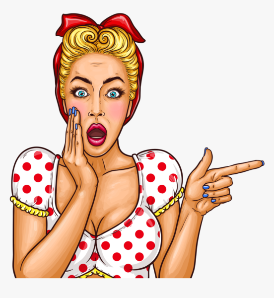 Поп арт девушка