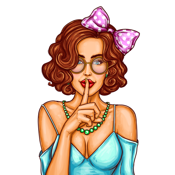 Поп арт женщина