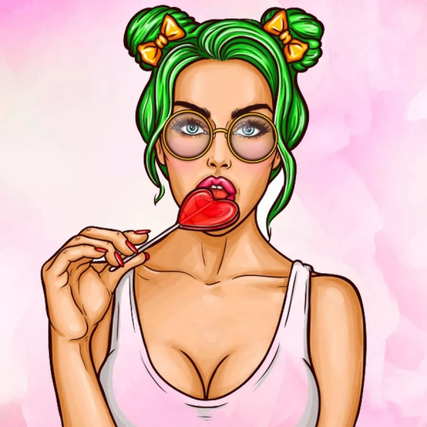 Поп арт грудь