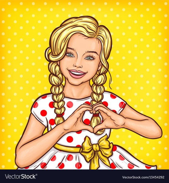 Девушки в стиле поп-арт