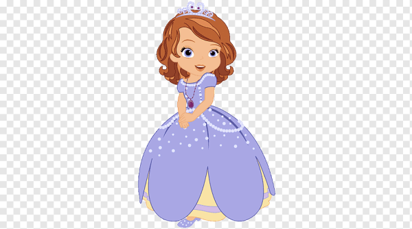 Принцесса на белом фоне