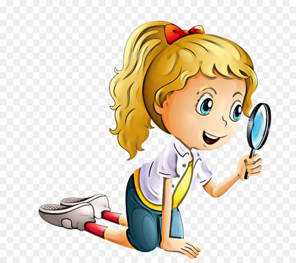 Девочка с лупой