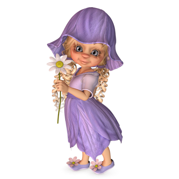 Красивый гномик девочка