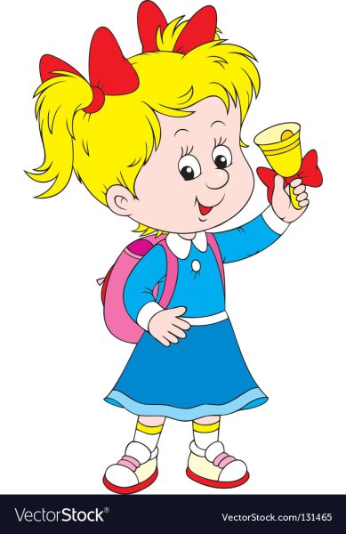 Первоклассница рисунок