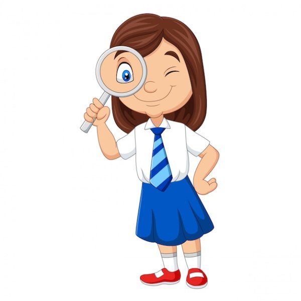 Девочка с лупой