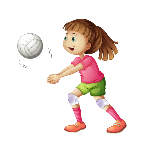 Ребенок с мячом вектор