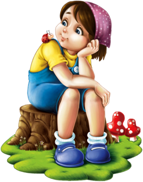 Ребенок сидит