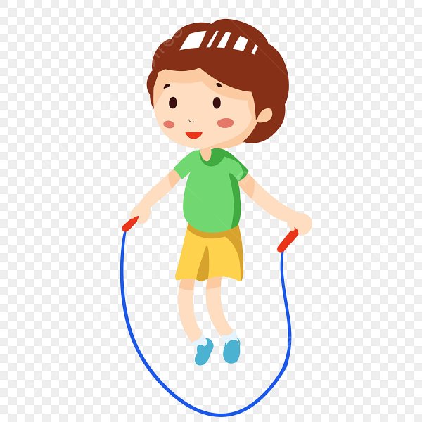 Пиктограмма прыжки на скакалке для детей